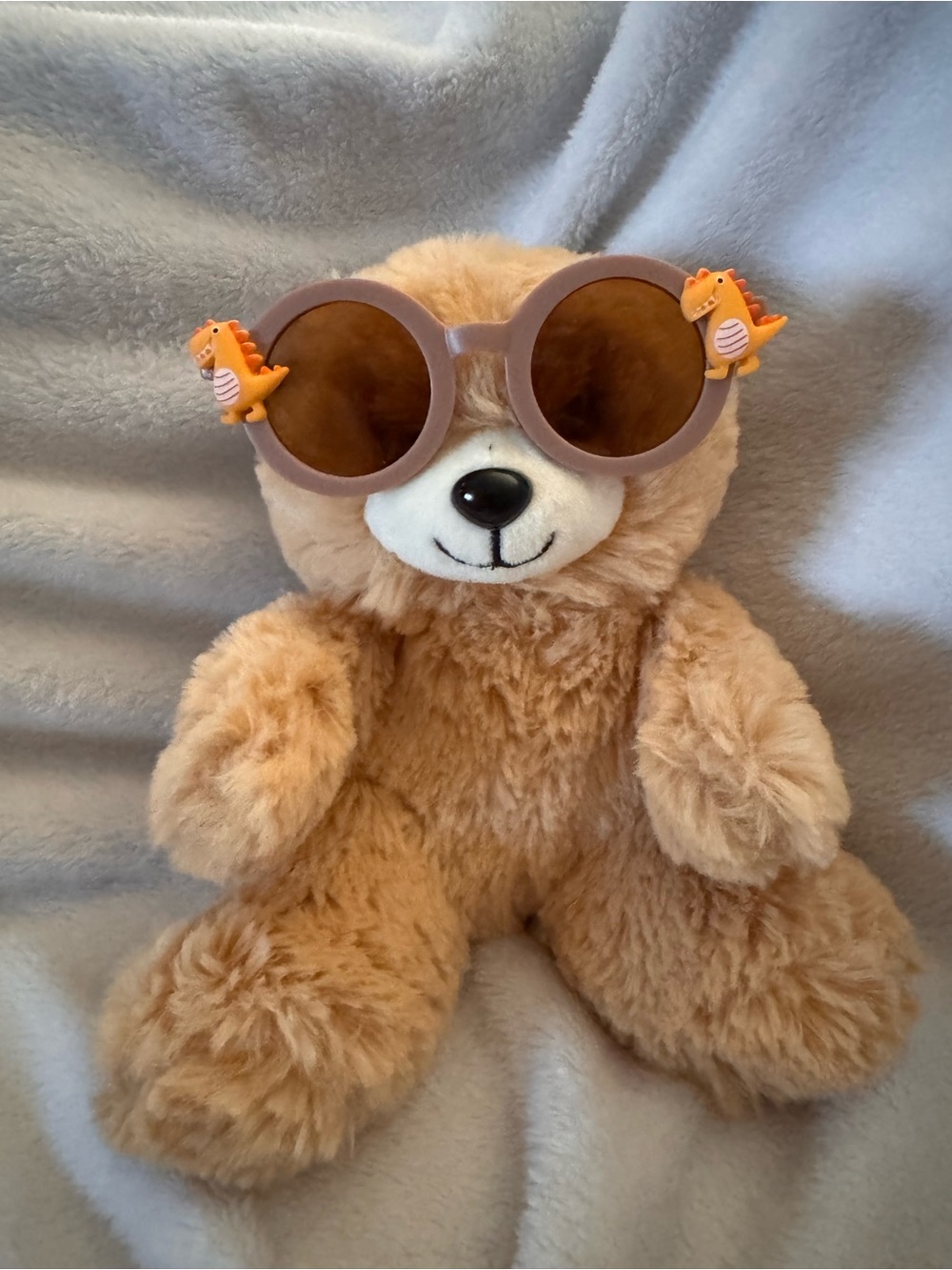 Brown Circle Shaped Boy’s Sunglasses